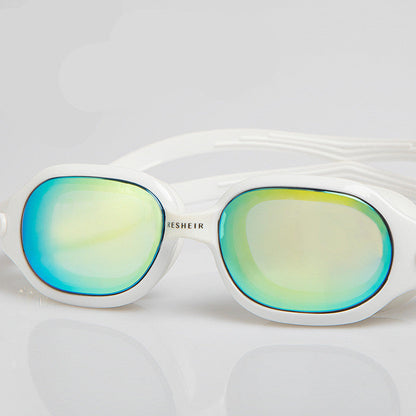 Anti-fog swimming glasses by My Store in a sleek, clear-lens design