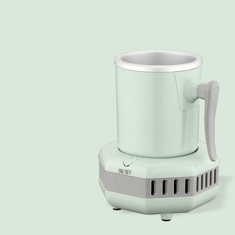 Dual-use mini ice cooling cup for quick cooling in office, dormitory, or kitchen settings