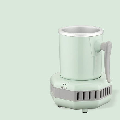 Dual-use mini ice cooling cup for quick cooling in office, dormitory, or kitchen settings