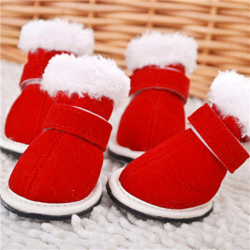 Pet shoes by My Store for dogs and cats, lightweight protective footwear in a four-pack
