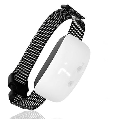 Touch Bark Stop Dog Trainer device with buttons and wrist strap for dog training control