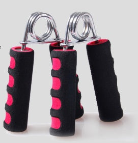 Fitness hand gripper with textured ergonomic handle for grip strength training