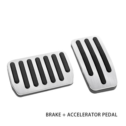 Stainless steel brake pedal by My Store, silver automotive replacement part