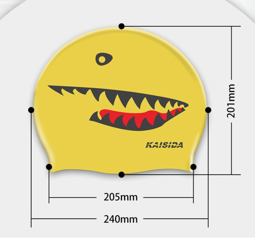 Silicone swimming cap by My Store, shown in a smooth, snug-fitting design