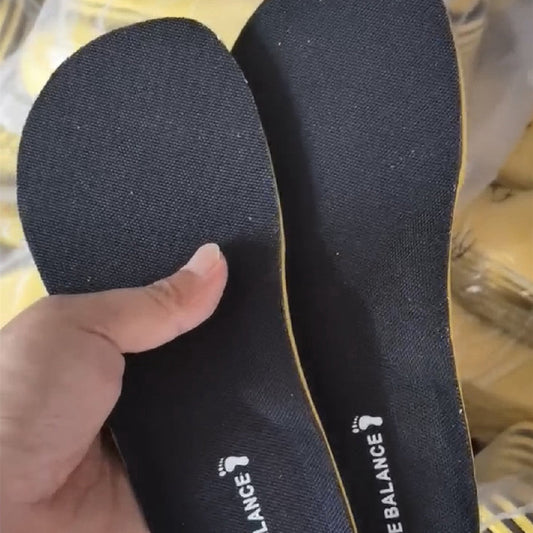Soft sports shock-absorbing breathable insoles by My Store, shown as a pair with contoured footbed design