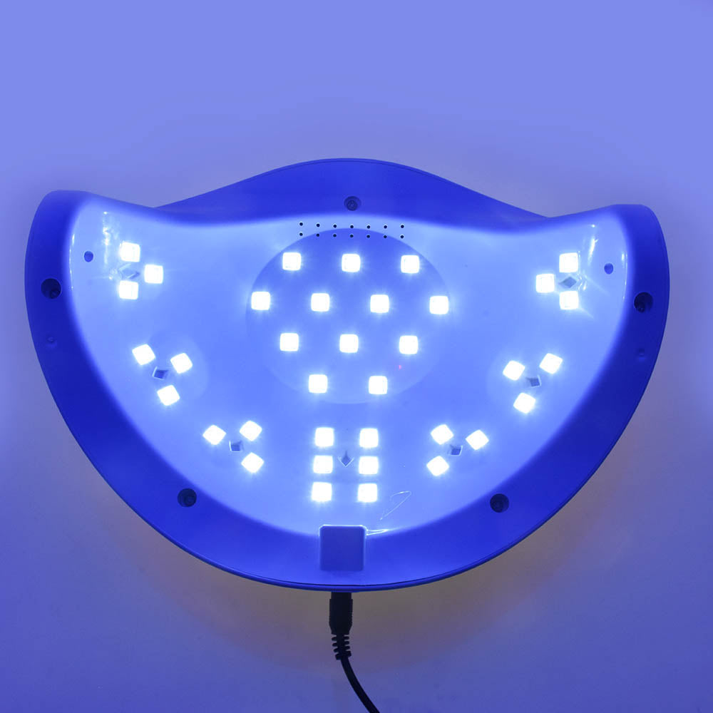 72W UVLED dual light solar nail lamp with compact white design by My Store