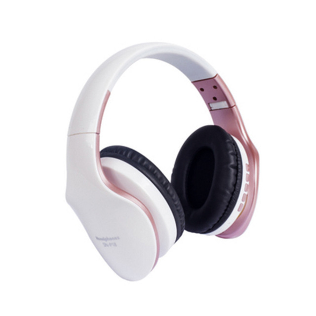Bluetooth headset earphone with sleek over-ear design and cushioned ear cups