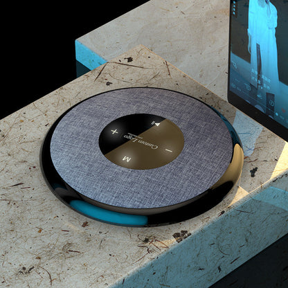 Waterproof Bluetooth speaker by My Store shown in compact black design