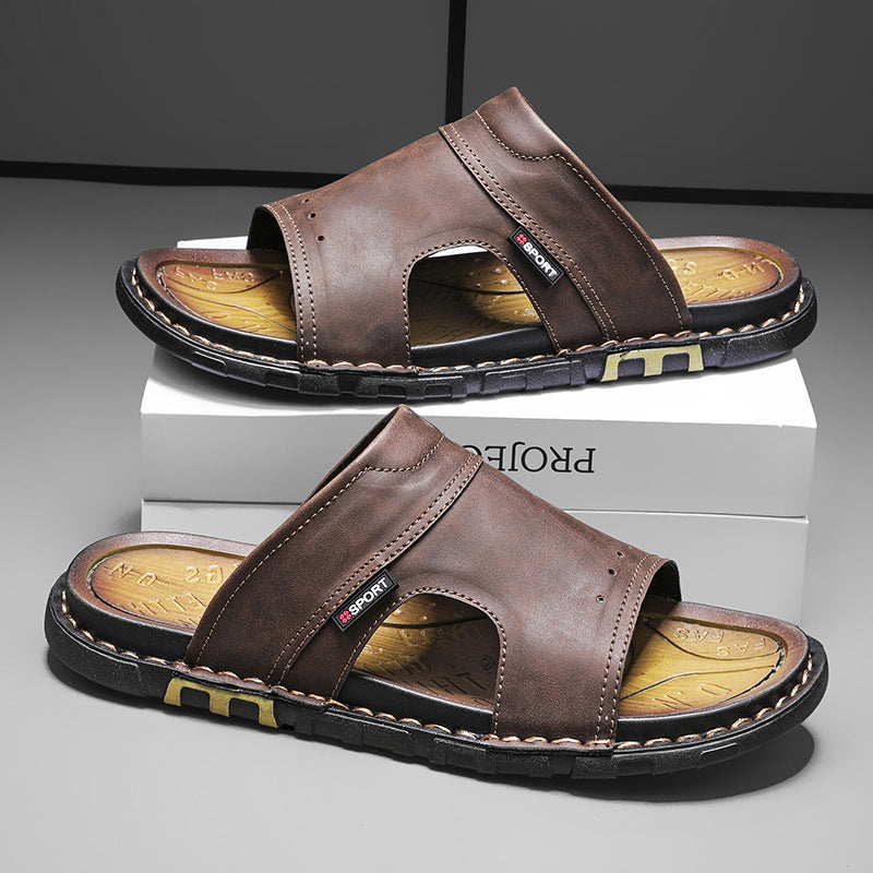 Plus-size versatile soft-soled slippers by My Store, designed for comfortable everyday wear