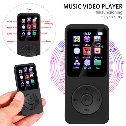 MP3 Walkman Student Edition touch Bluetooth MP4 ebook player with compact digital media player design