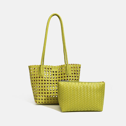 Stylish vacation shoulder under-arm tote handbag for women, spacious design with comfortable shoulder straps