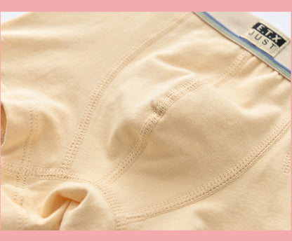 Five-pack children's breathable cotton underwear in assorted colors and styles