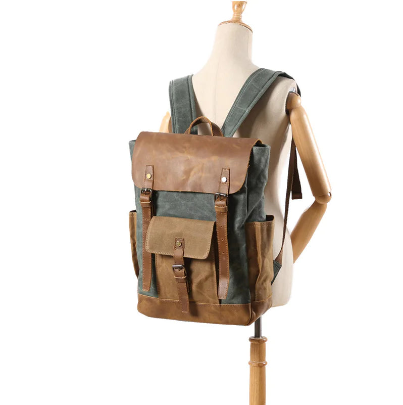 Custom Canvas Backpack for Men - Outdoor & Travel Use