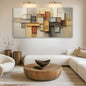 Shape Pattern Minimalist Abstract Wall Art