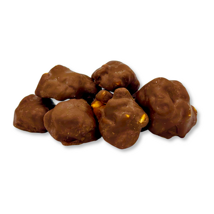 Oh Henry! Peanut Butter Bites in bulk, chocolate candies with peanut butter filling, from Candy In Bulk, shown in a large bag.