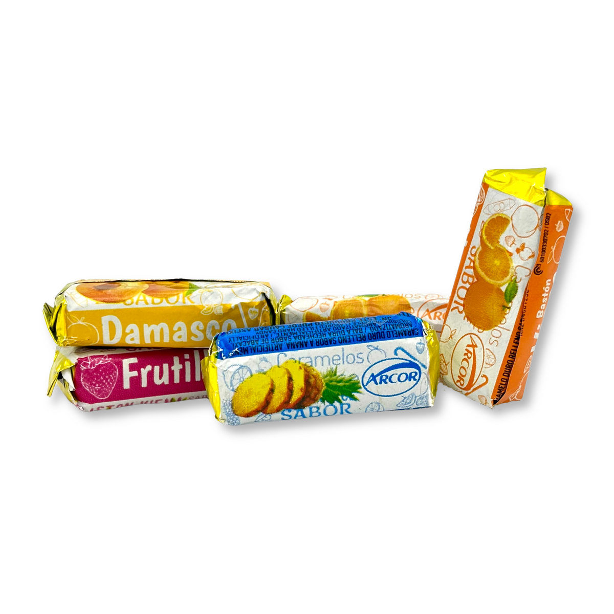 Assorted Arcor Vienna Fruit Filled Hard Candy in a bulk value bag, colorful candies with fruit filling, by Candy In Bulk.
