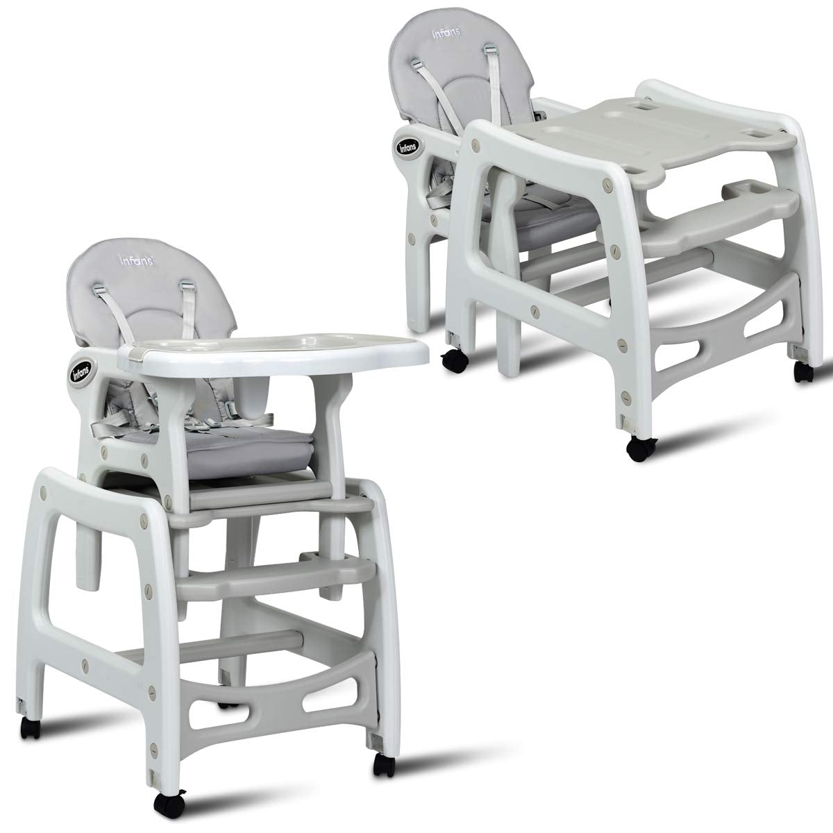 GBruno foldable wagon stroller for 2 kids with removable canopy and adjustable push handle, shown in a compact, portable design.