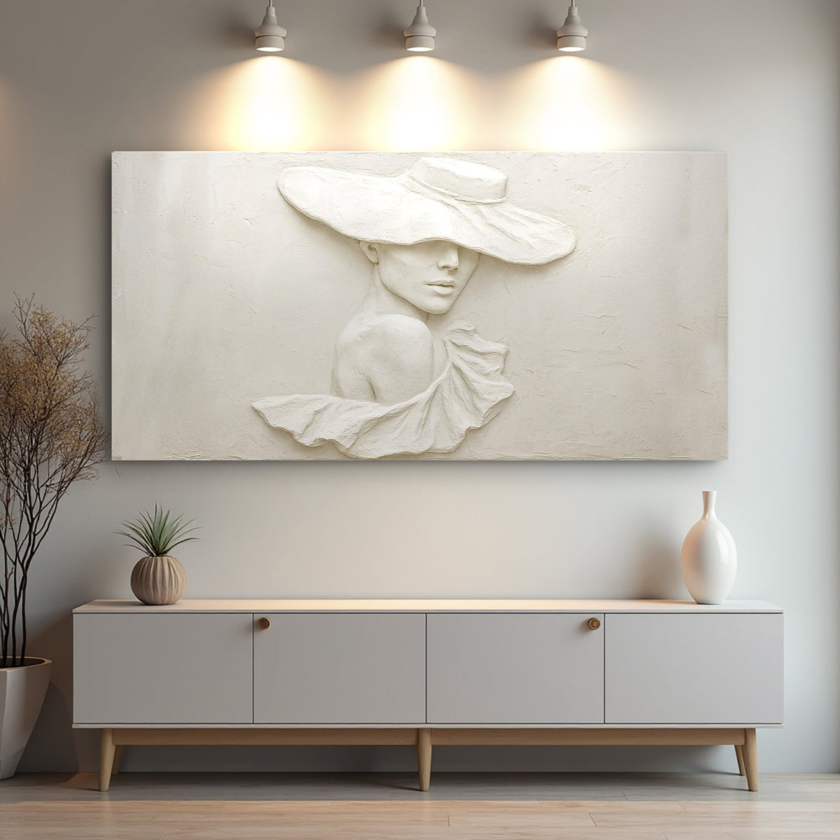 Minimalist Female Portrait Wall Art