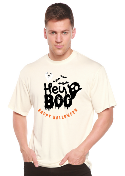 Spun Bamboo men's graphic T-shirt made of bamboo viscose and organic cotton, featuring a printed design on short sleeves.