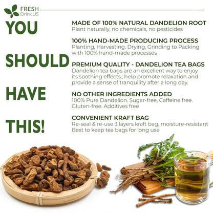 Dandelion Root Tea Bags