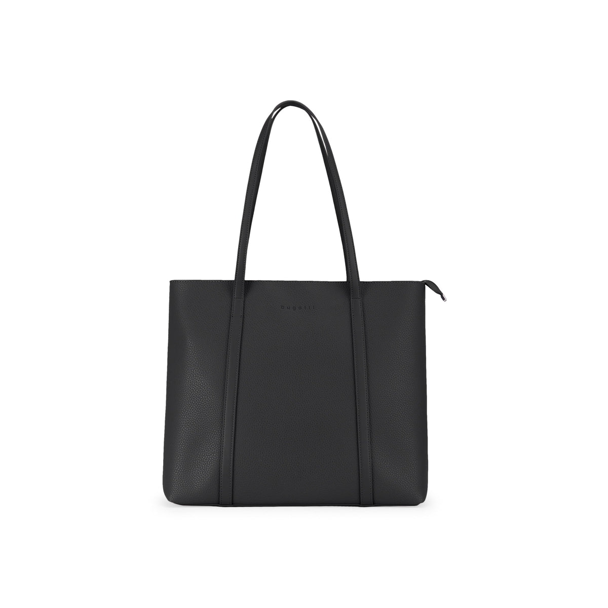 Black Bugatti Travel Pure Business Tote Bag with sleek design and sturdy handles, ideal for professional use.