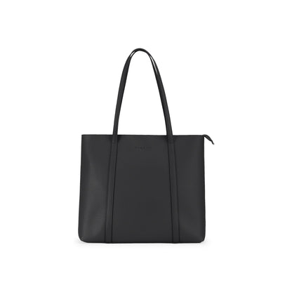 Black Bugatti Travel Pure Business Tote Bag with sleek design and sturdy handles, ideal for professional use.