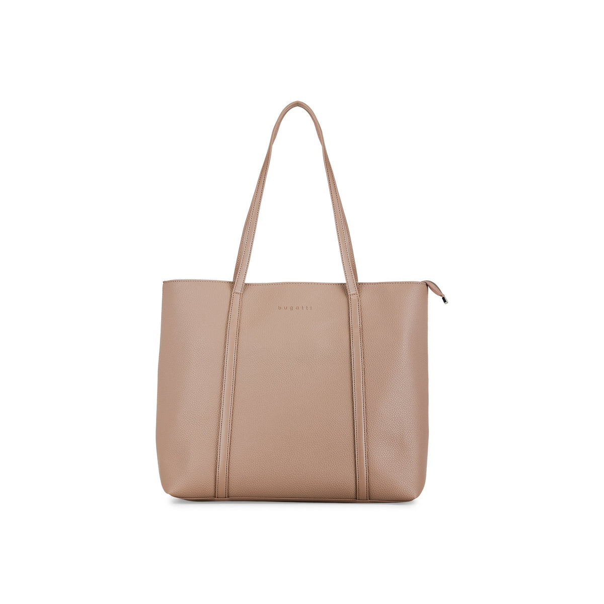Taupe Bugatti Travel Pure Business Tote Bag with sleek design and sturdy handles, ideal for professional and travel use.