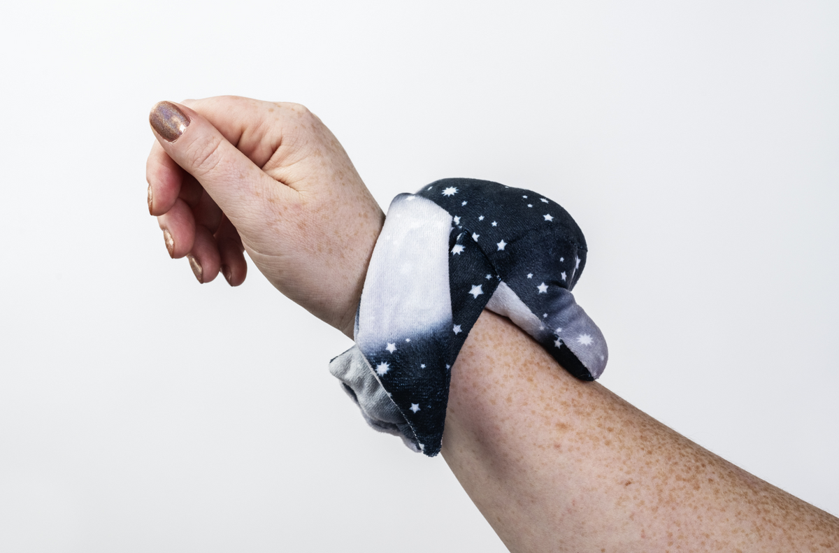 Moon Pals Zero Mini Wrist Hugger plush wrist accessory featuring a soft, cuddly design perfect for wrist wear.