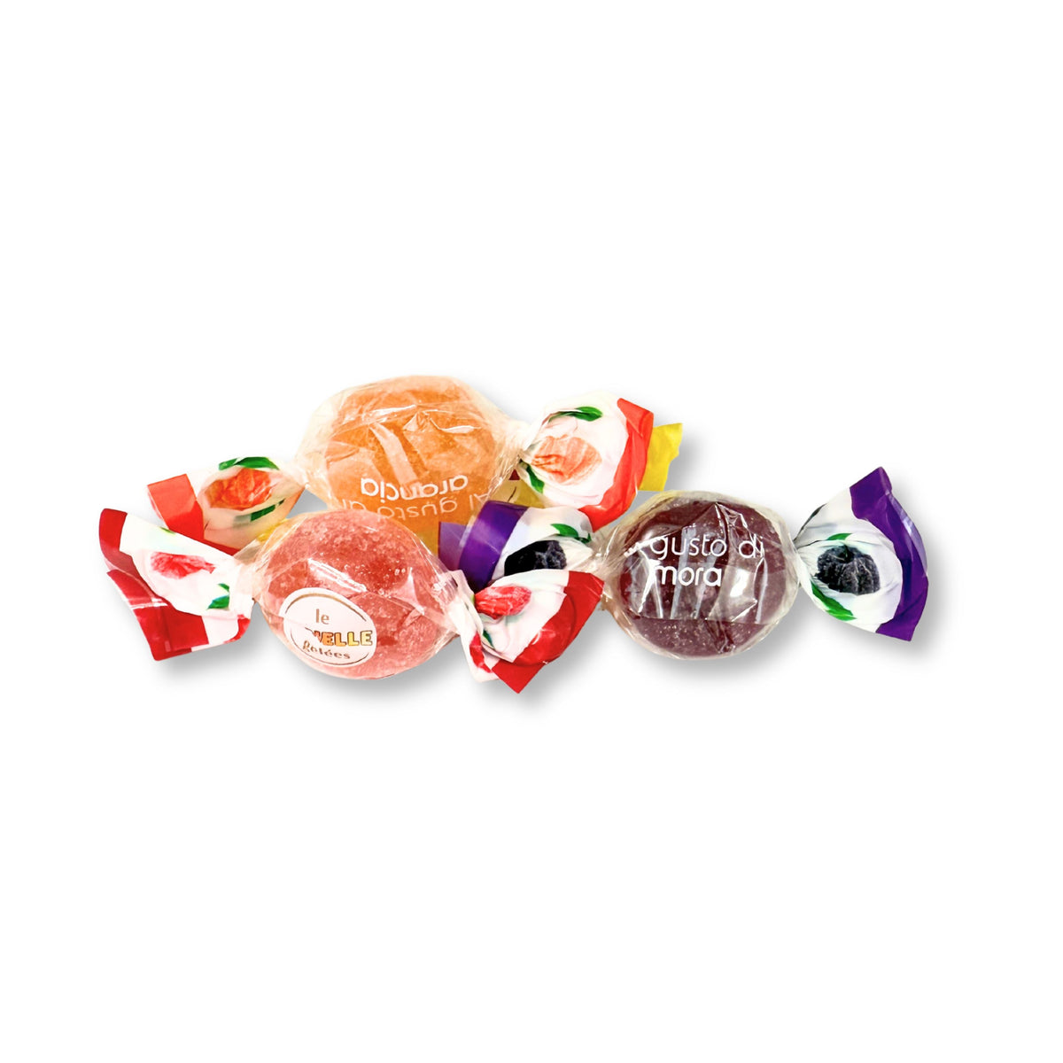 Assorted fruit flavor Bonelle Fruit Jelly Candy from Candy In Bulk in a large bulk value bag, colorful and chewy candy pieces.