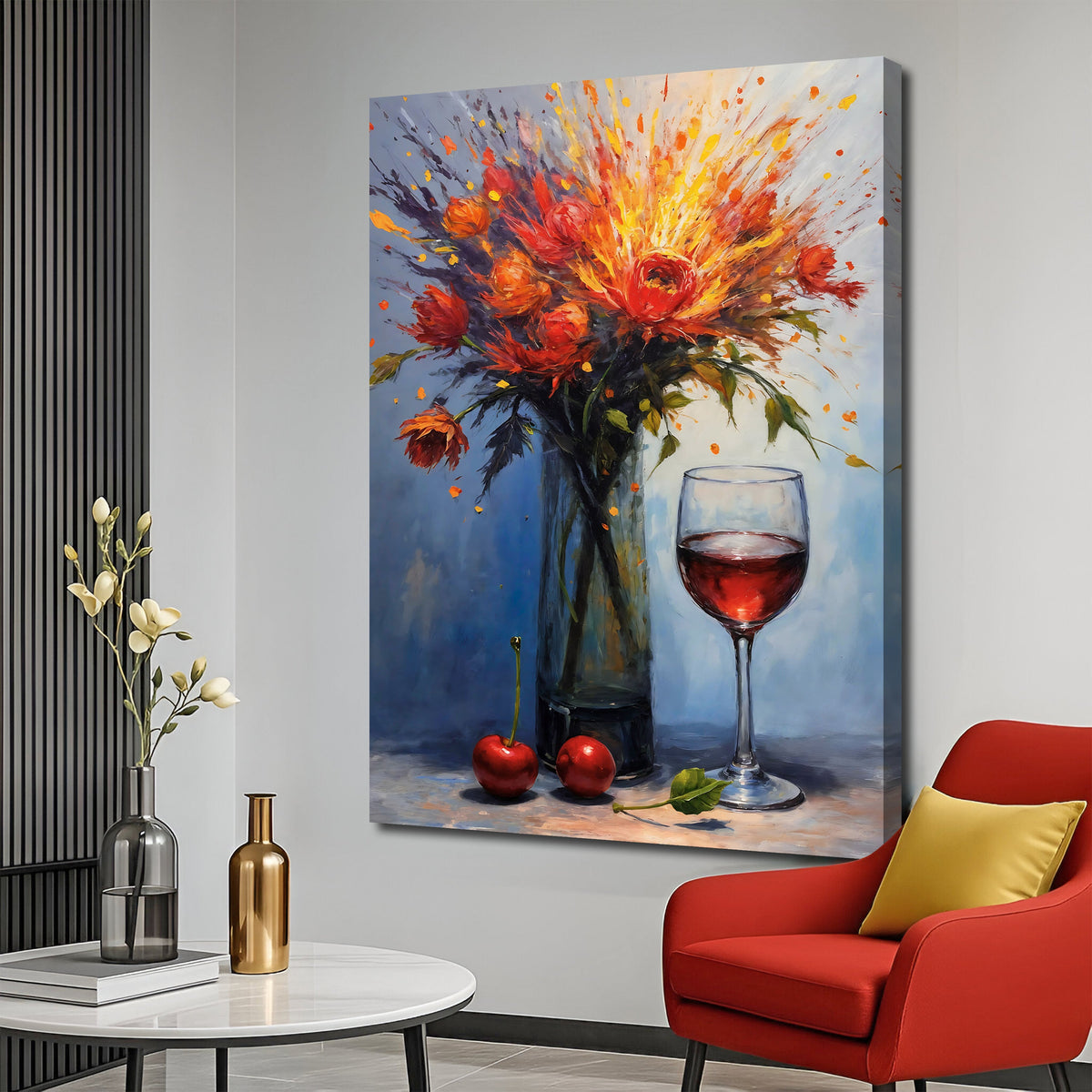 Dynamic Still Life Abstract Wall Art