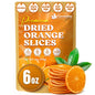Premium Dried Orange Slices 6oz – Natural Dehydrated Citrus Wheels for Tea, Cocktails, Baking, Holiday Decorations, Potpourri, and Crafts.