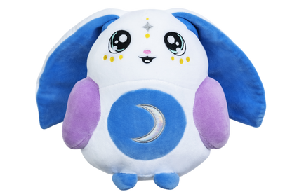 Moon Pals 1.5lb Squish Plush Marshmellow toy with soft, squishy texture and adorable marshmallow design.