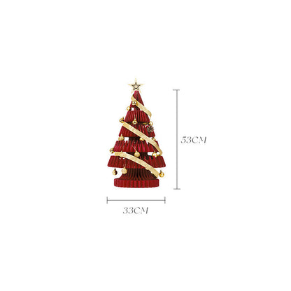 Christmas decorations with colorful ornaments for decorating a festive tree