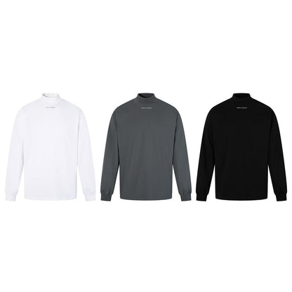 Men's mock-neck long-sleeve base layer shirt by My Store