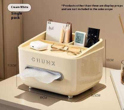 Multifunctional coffee table storage and decorative paper box in a modern design