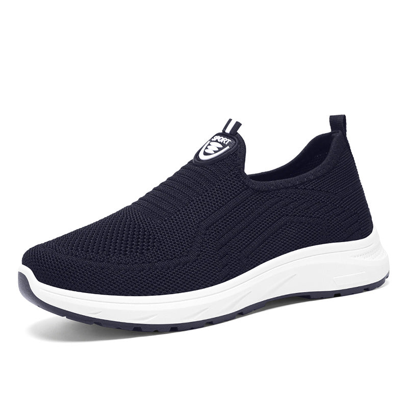 Women's breathable mesh Flyknit single-layer shoes by My Store, lightweight low-top design