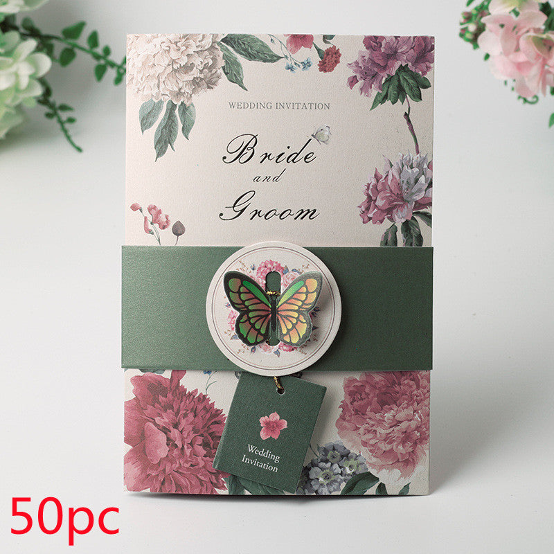 Creative wedding invitation card design by My Store