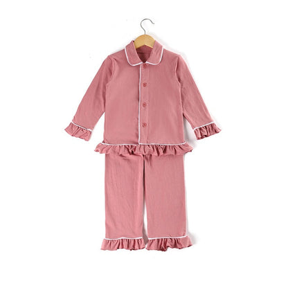 Children's Christmas clothing in cute solid red soft cotton design by My Store