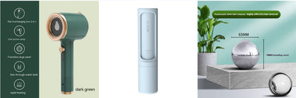 Vivalo mini portable handheld garment steamer with US plug, compact fabric steam iron for clothes, travel and home use.