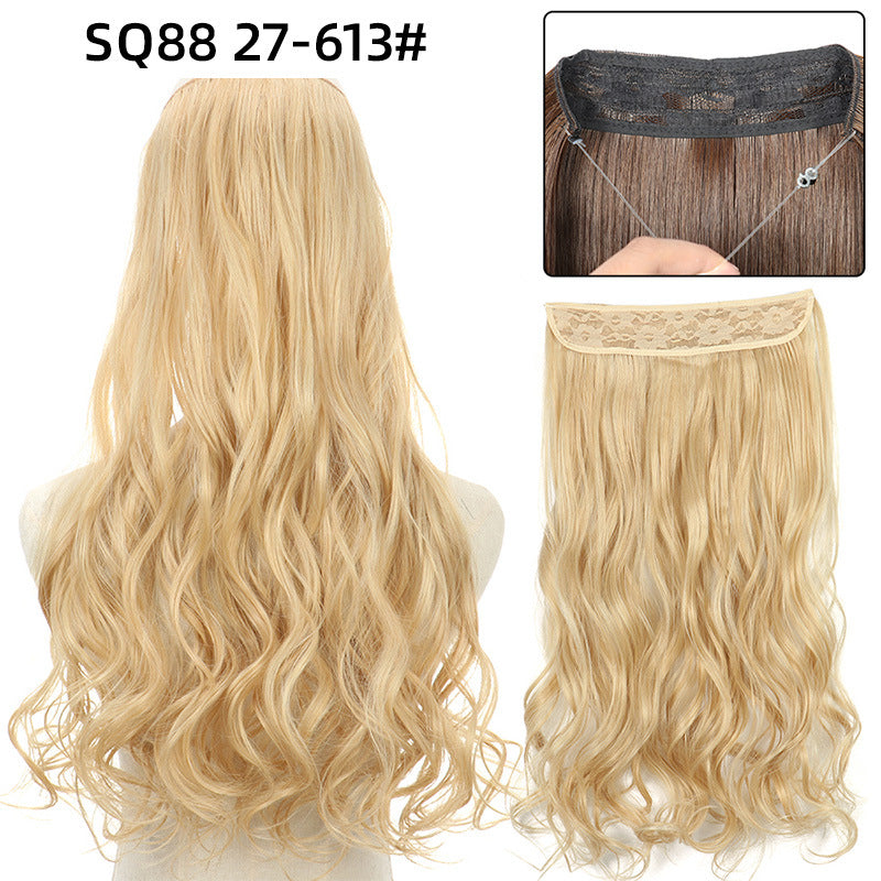 Adjustable Synthetic Hair Curtain Wig for Women