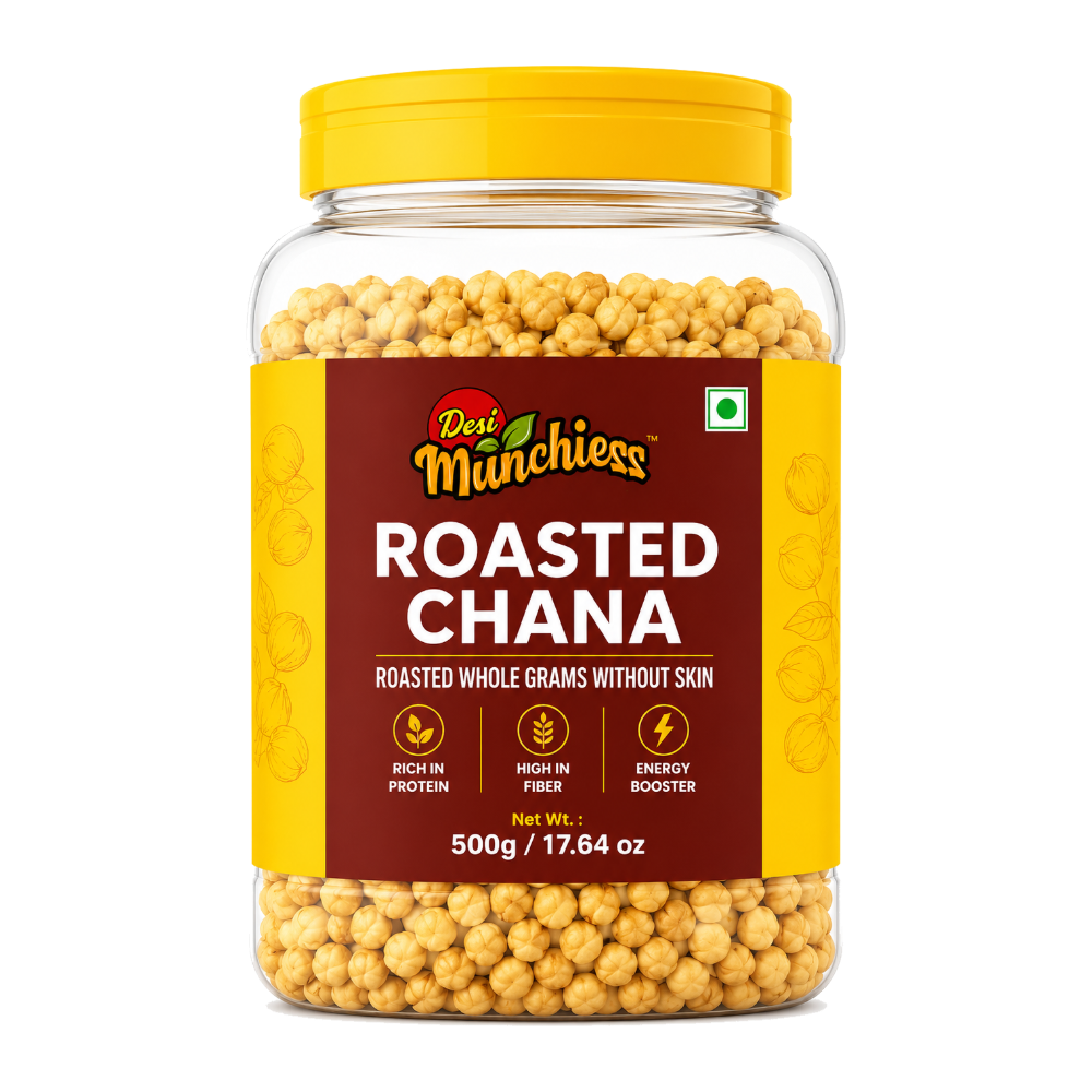 Roasted Chana 500Gm (Without Skin)