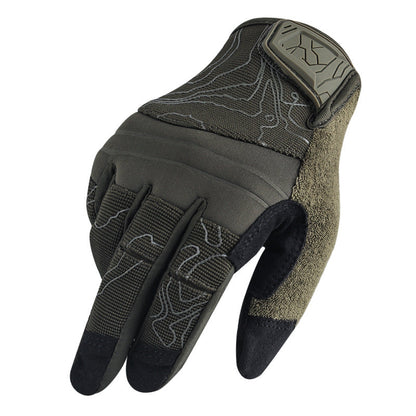 Outdoor sports cycling tactical gloves with fall-resistant, shock-absorbing, abrasion-resistant protection