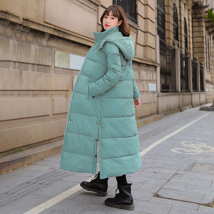 Women's winter cotton extended below-the-knee clothing by My Store