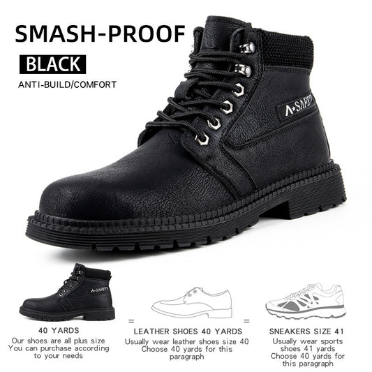 Breathable Safety Shoes with Anti-Smash and Puncture