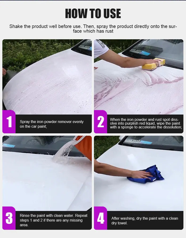 Rust Removal Car Wash Liquid