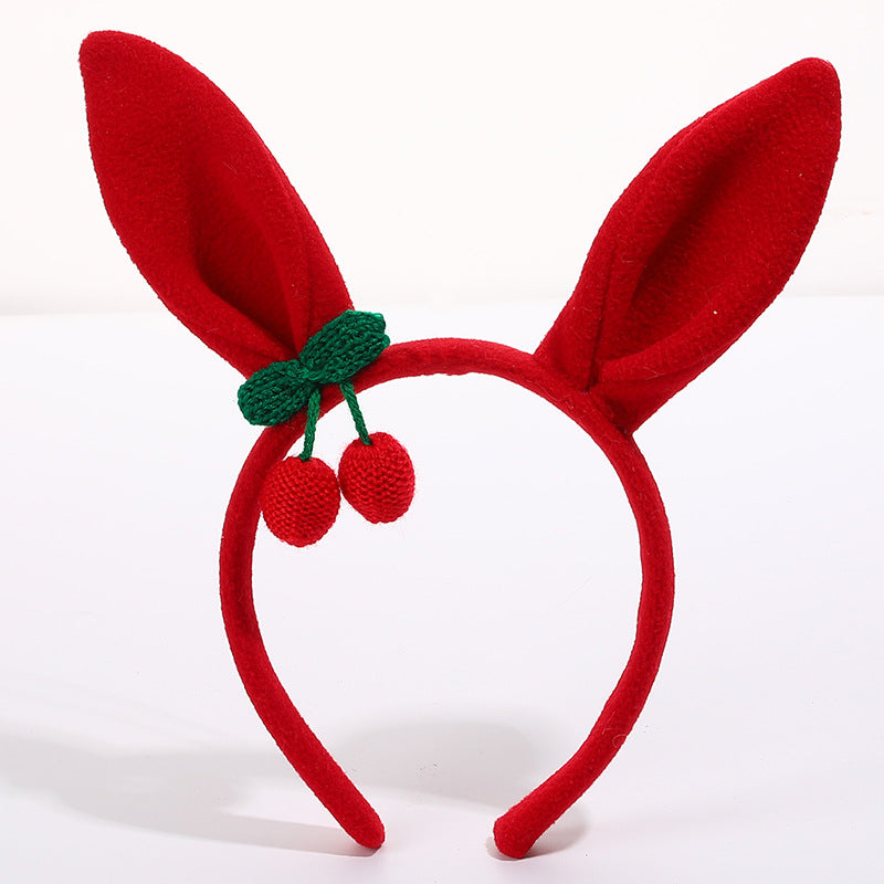 Easter bunny rabbit ears hair headband by My Store, featuring soft pink ears on a white band