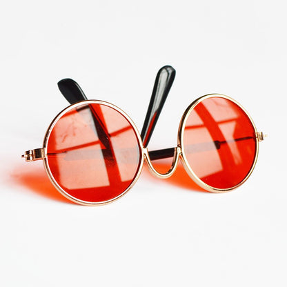 Small pet accessory mirror with a fashionable, personality-inspired design