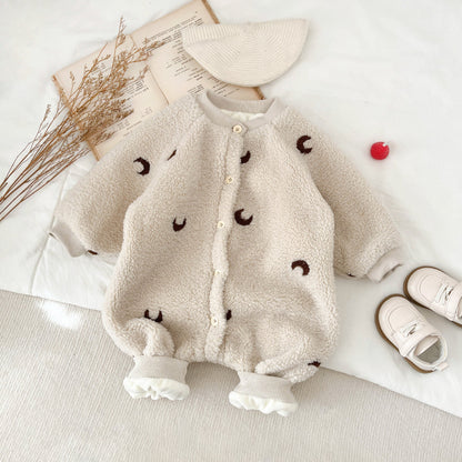 Thickened winter clothing for babies by My Store, soft warm outfit on display
