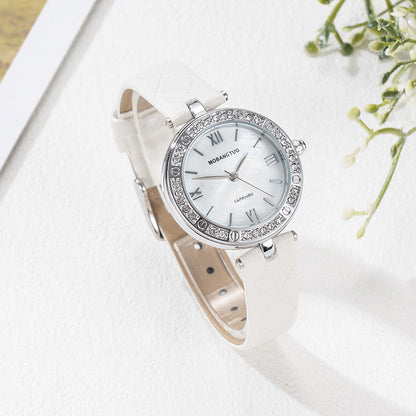 Women's waterproof high-end watch with belt by My Store, elegant wristwatch design