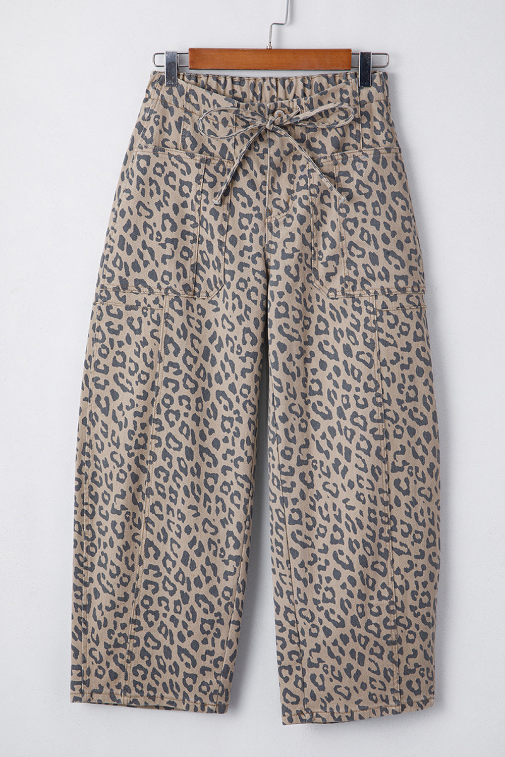 Alani Waistband Barrel Jeans by Threaded Pear featuring high-rise fit, washed denim, and relaxed barrel leg silhouette.